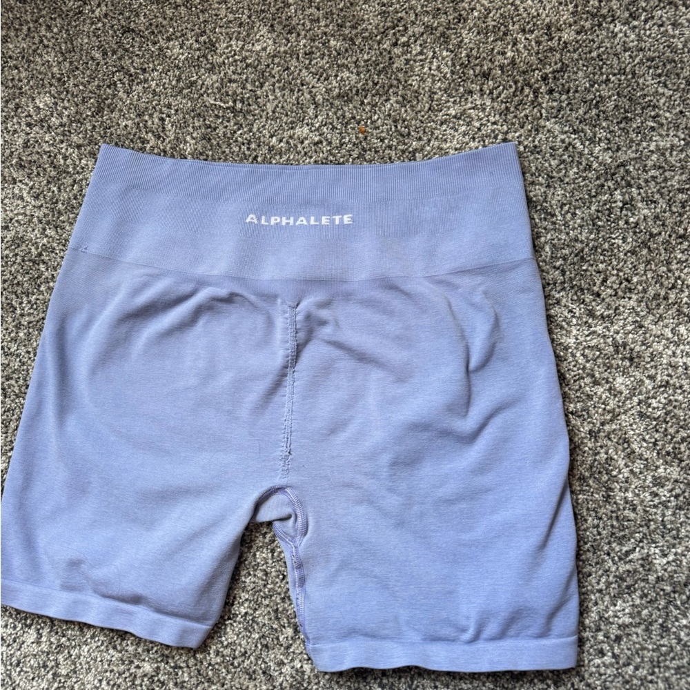 Alphalete Women's Lavender Bike Shorts